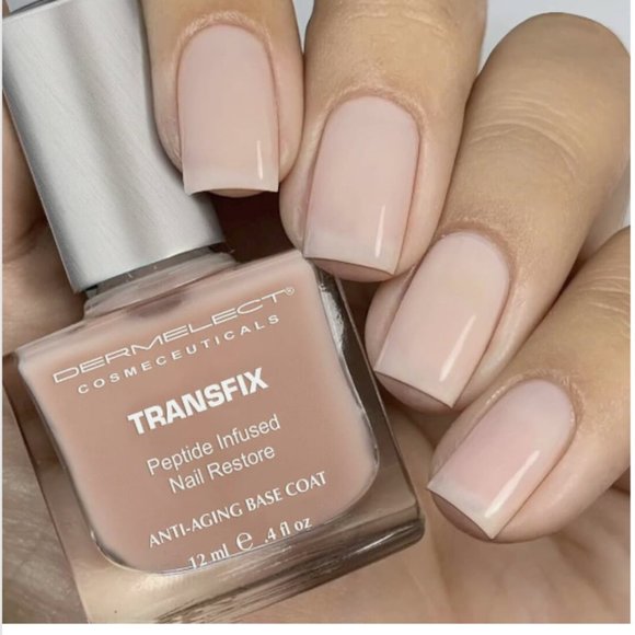 DERMELECT Transfix Restore & Repair Nail Base Coat Nail Polish- Beige NEW IN BOX - Picture 3 of 6
